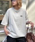 CIAOPANIC TYPY(チャオパニックティピー) 【ユニセックス】オーバーダイボックスロゴステッチTee
