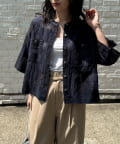 FREDY & GLOSTER(フレディ アンド グロスター) シアーチェック半袖シャツ