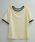 NOLLEY'S(ノーリーズ) 【MAQWEL/マクウェル】リンガーリブ半袖Tシャツ