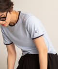 NOLLEY'S(ノーリーズ) 【MAQWEL/マクウェル】リンガーリブ半袖Tシャツ