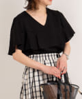 NOLLEY'S(ノーリーズ) ◇【WEB限定】《セットアップ対応》ジュピター半袖フリルブラウス
