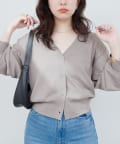natural couture(ナチュラルクチュール) UV・接触冷感ハトメバーカーデ