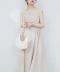 natural couture(ナチュラルクチュール) 【WEB限定】バックリボンテントワンピース