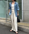クロジエール　パウダー加工デニムシャツ　テンセルデニムシャツ クロジエール パウダー加工デニムシャツ テンセルデニムシャツ