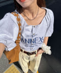 CIAOPANIC(チャオパニック) バルーンスリーブTシャツカーデ
