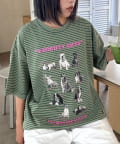 CIAOPANIC TYPY(チャオパニックティピー) 【SOUNDS GOOOOD】パウダー加工プリント&刺繍TEE