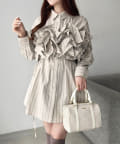 NICE CLAUP / OLIVE des OLIVE OUTLET(ナイスクラップ  / オリーブ デ オリーブ アウトレット) 【one after another】シャツビスチェセット