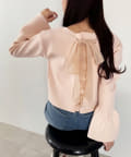NICE CLAUP / OLIVE des OLIVE OUTLET(ナイスクラップ  / オリーブ デ オリーブ アウトレット) 【one after another】レースアップニット