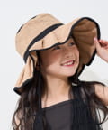 CIAOPANIC TYPY(チャオパニックティピー) 【KIDS】【UV】たためるジュートフリルHAT