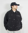 OUTLET(アウトレット) 【WHO'S WHO gallery】襟レザー切替ダックジャケット