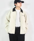 OUTLET(アウトレット) 【WHO'S WHO gallery】襟レザー切替ダックジャケット