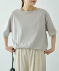 PUAL CE CIN(ピュアルセシン) 【汗シミ防止】ワンポイントロゴTシャツ