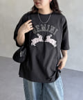 CPCM(シーピーシーエム) うさぎサガラ刺繍ビッグT
