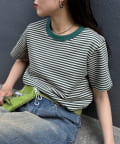 CIAOPANIC TYPY(チャオパニックティピー) 【UNISEX】ミニボーダーTEE