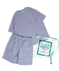 FREDY & GLOSTER(フレディ アンド グロスター) 【3点セット】パイルセットアップ Tシャツ＆ショーツ＆収納バッグ