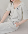 NICE CLAUP / OLIVE des OLIVE OUTLET(ナイスクラップ  / オリーブ デ オリーブ アウトレット) 【トレンドの韓国コーデ叶う】【セットアップ】【RMAF】夏の空港コーデセット