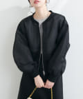 NICE CLAUP / OLIVE des OLIVE OUTLET(ナイスクラップ  / オリーブ デ オリーブ アウトレット) 【natural couture】メッシュダンボールWZIPブルゾン