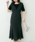 NICE CLAUP / OLIVE des OLIVE OUTLET(ナイスクラップ  / オリーブ デ オリーブ アウトレット) 【natural couture】サイドベルトデザインジャンスカ