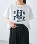 カレッジロゴショートTシャツ | PUAL CE CIN(ピュアルセシン
