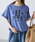 PUAL CE CIN(ピュアルセシン) カレッジロゴショートTシャツ