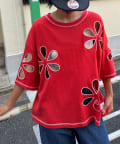 CIAOPANIC TYPY(チャオパニックティピー) 【HELLO.SANFRANCISCO】フラワーカットビッグTEE