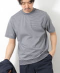 NOLLEY'S(ノーリーズ) 《ビジカジ対応》セミシルケットスムース ボーダードレスTシャツ