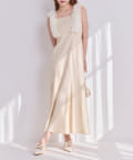 NICE CLAUP / OLIVE des OLIVE OUTLET(ナイスクラップ  / オリーブ デ オリーブ アウトレット) 【one after another】肩フリルワンピ