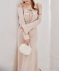 NICE CLAUP / OLIVE des OLIVE OUTLET(ナイスクラップ  / オリーブ デ オリーブ アウトレット) 【one after another】推し活ニットワンピ