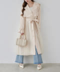 NICE CLAUP / OLIVE des OLIVE OUTLET(ナイスクラップ  / オリーブ デ オリーブ アウトレット) 【one after another】チュールトレンチ
