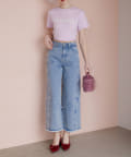 NICE CLAUP / OLIVE des OLIVE OUTLET(ナイスクラップ  / オリーブ デ オリーブ アウトレット) 【Seemi.】ワイドデニムパンツ
