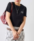 WHO’S WHO gallery(フーズフーギャラリー) 【WEB限定】ラインストーンヘンリーTEE
