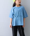 CIAOPANIC TYPY(チャオパニックティピー) 【KIDS】ピグメント加工オーバーロゴTEE
