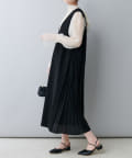 NICE CLAUP / OLIVE des OLIVE OUTLET(ナイスクラップ  / オリーブ デ オリーブ アウトレット) 【natural couture】サイドプリーツジャンスカ