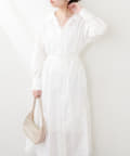 NICE CLAUP / OLIVE des OLIVE OUTLET(ナイスクラップ  / オリーブ デ オリーブ アウトレット) 【natural couture】こだわりマルチWAYシャツワンピ