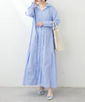 NICE CLAUP / OLIVE des OLIVE OUTLET(ナイスクラップ  / オリーブ デ オリーブ アウトレット) 【natural couture】こだわりマルチWAYシャツワンピ