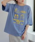 NICE CLAUP / OLIVE des OLIVE OUTLET(ナイスクラップ  / オリーブ デ オリーブ アウトレット) 【RMAF】【WEB限定】モチーフ&ロゴ発砲Tシャツ
