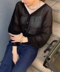 NICE CLAUP / OLIVE des OLIVE OUTLET(ナイスクラップ  / オリーブ デ オリーブ アウトレット) 【RMAF】【nao】透かし編カーディガン