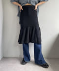 Pasterip(パセリ) Sheer middle layering skirt