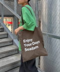 CIAOPANIC TYPY(チャオパニックティピー) 【SEADAM】〈UNISEX〉メッセージプリントトートバッグ