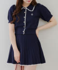 NICE CLAUP / OLIVE des OLIVE OUTLET(ナイスクラップ  / オリーブ デ オリーブ アウトレット) 【RMAF】【トレンドコーデ叶う】ニットセットアップ