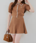 NICE CLAUP / OLIVE des OLIVE OUTLET(ナイスクラップ  / オリーブ デ オリーブ アウトレット) 【RMAF】【トレンドコーデ叶う】ニットセットアップ