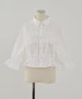 NICE CLAUP / OLIVE des OLIVE OUTLET(ナイスクラップ  / オリーブ デ オリーブ アウトレット) 【RMAF】【これ一枚でコーデの主役に！】レースリボンフリルブラウス