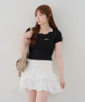 NICE CLAUP / OLIVE des OLIVE OUTLET(ナイスクラップ  / オリーブ デ オリーブ アウトレット) 【RMAF】レースホルターT