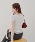 NICE CLAUP / OLIVE des OLIVE OUTLET(ナイスクラップ  / オリーブ デ オリーブ アウトレット) 【RMAF】レースホルターT