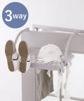 3COINS(スリーコインズ) 3WAY24ピンチ引っ掛けラック