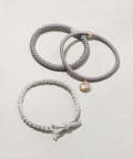 3COINS(スリーコインズ) モチーフ付ヘアゴム3個セット