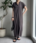 8/25まで【完売色】DouDou ドゥドゥ モダールスキッパーワンピース セール】モダールスキッパーワンピース（ワンピース）｜DouDou