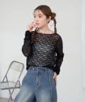 OUTLET(アウトレット) 【RAY CASSIN】【スカーフ付き】レーストップス インナーセット