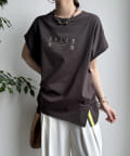 DOUDOU(ドゥドゥ) 【WEB限定】カラーラインスリットTEE