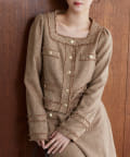 NICE CLAUP / OLIVE des OLIVE OUTLET(ナイスクラップ  / オリーブ デ オリーブ アウトレット) 【one after another】ツイードジャケット